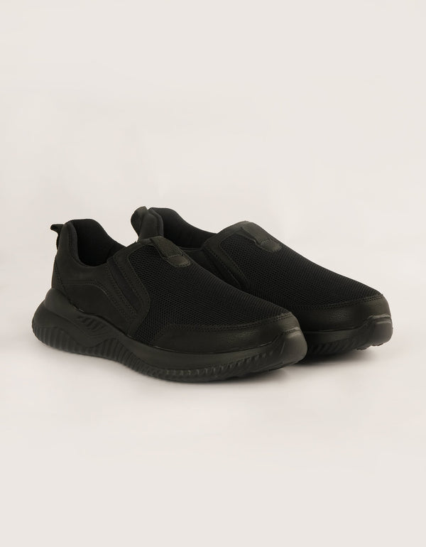 Jet Black Everyday Slip-Ons