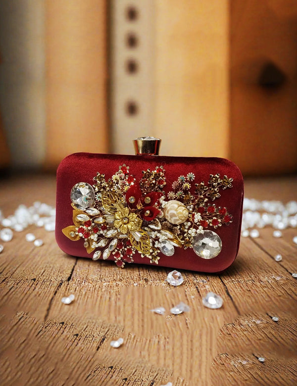 Red | Fancy Clutch for women