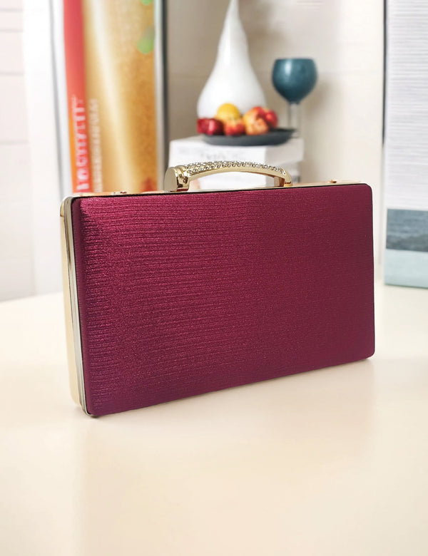 Maroon | Fancy Clutch for women