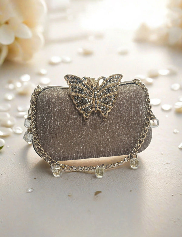 Golden Fancy Clutch