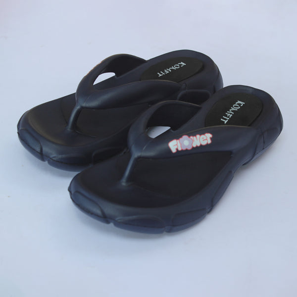 Black Soft Slippers for women