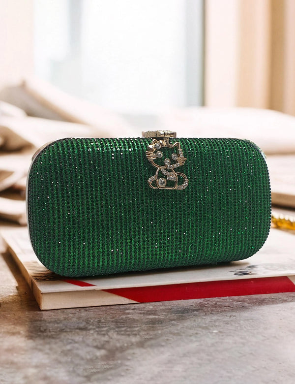 Green | Fancy Clutch for women