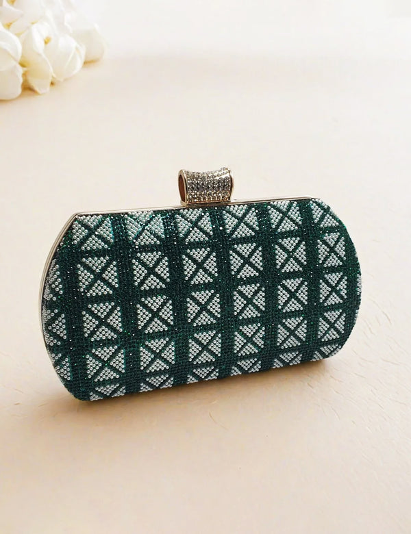 Green Fancy Clutch