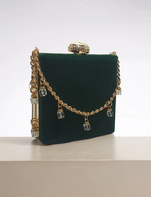 Green | Fancy Clutch for women