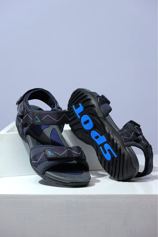 Men Synthetic Blue Sandal