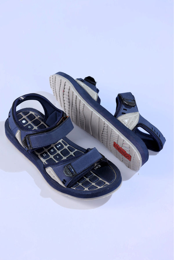 MEN SYNTHETIC BLUE SANDAL