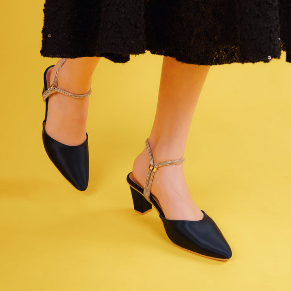 Navy Blue Mash Heel