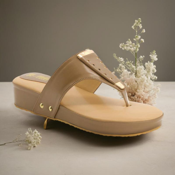 Light Brown Formal Women Slippers