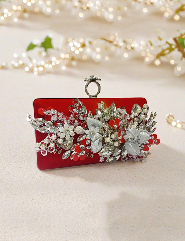 Red | Fancy Clutch for women
