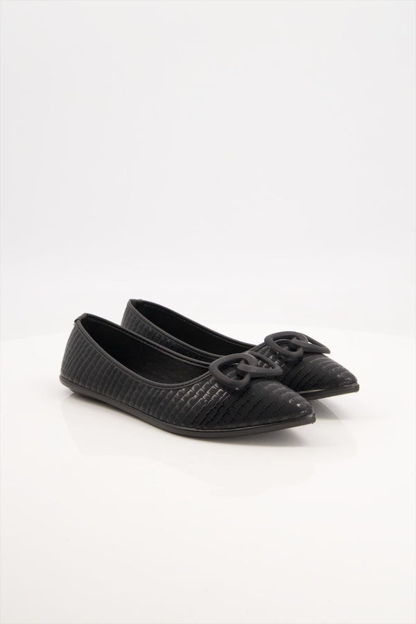 Women Comfy Black Pump Shoes