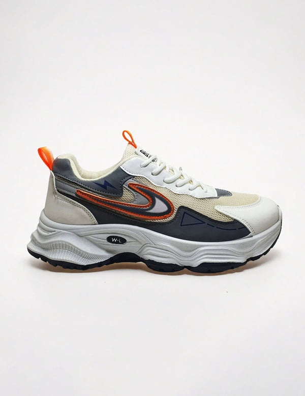 White & Grey Joggers for Men