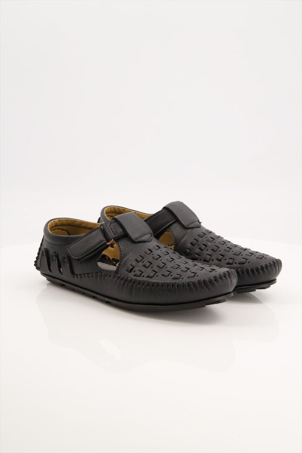 Men Driving Sandal Black