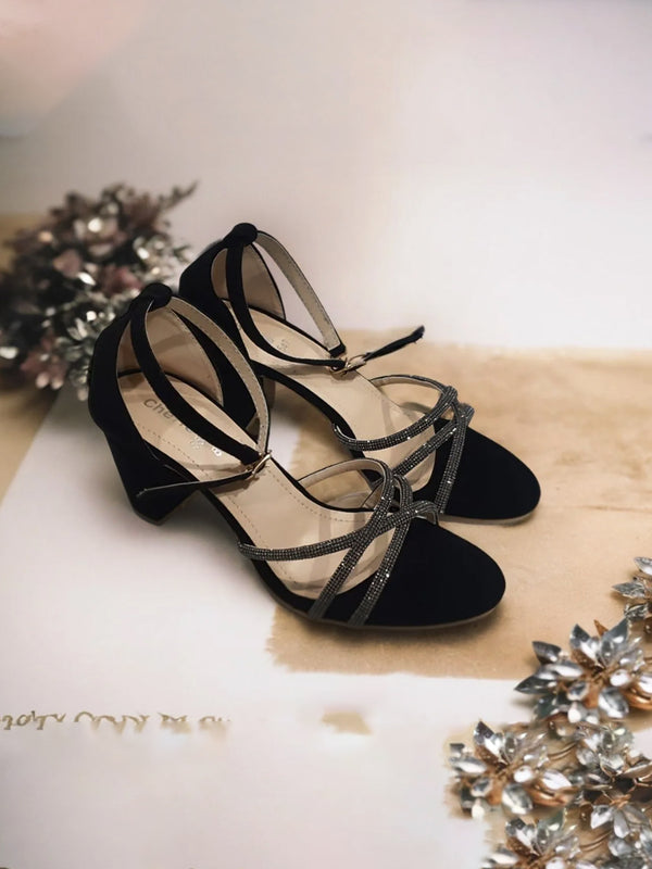 Black Heel Sandal for women