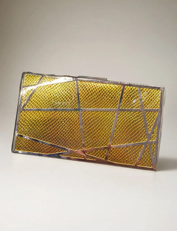 Yellow Multi | Fancy Clutch for women