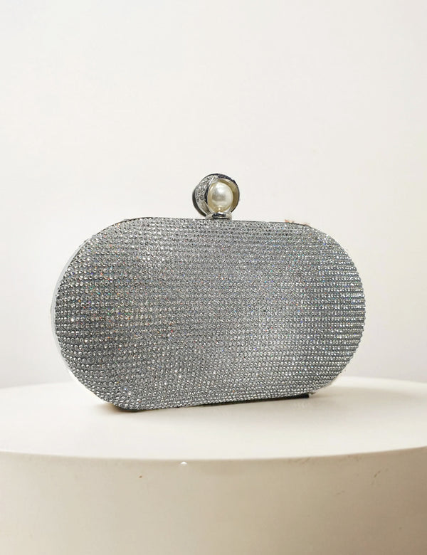 Silver | Fancy Clutch for women