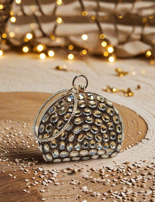 Golden Fancy Clutch