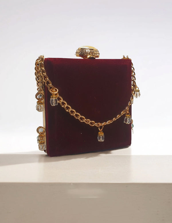 Maroon | Fancy Clutch for women