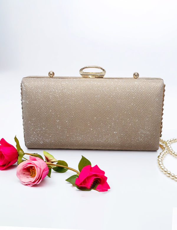 Golden | Fancy Clutch for women