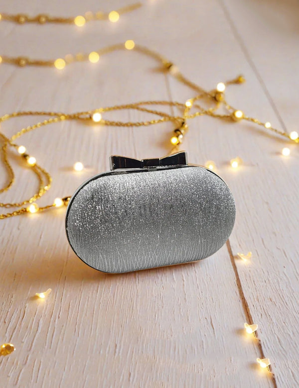 Silver | Fancy Clutch for women