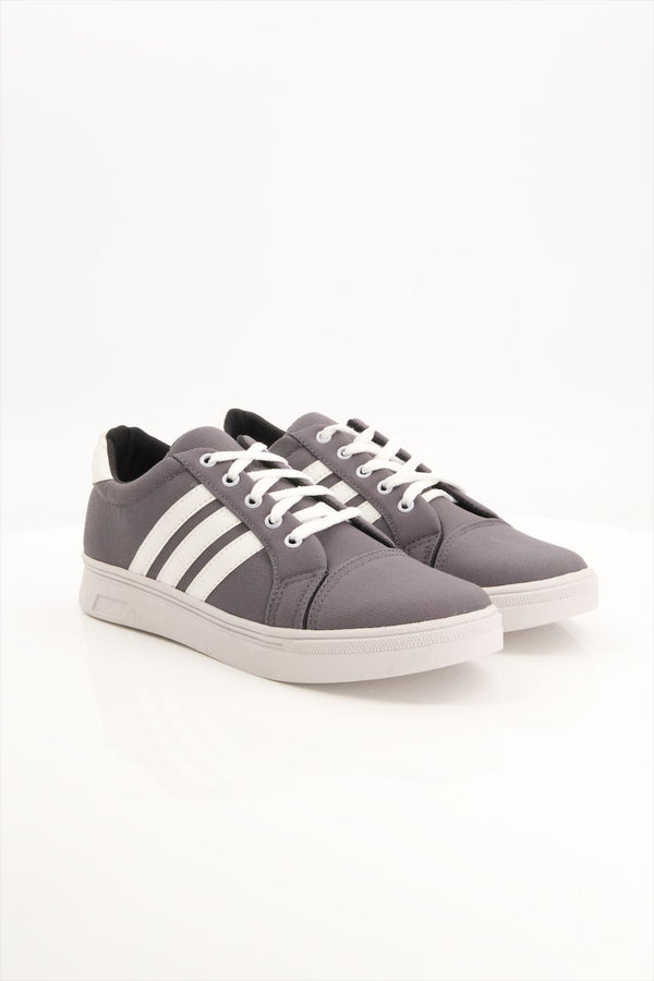 Black Camel New Grey Color White Stripe Sneakers