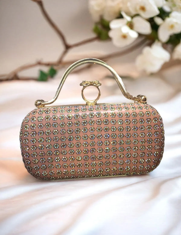 Peach | Fancy Clutch for Ladies