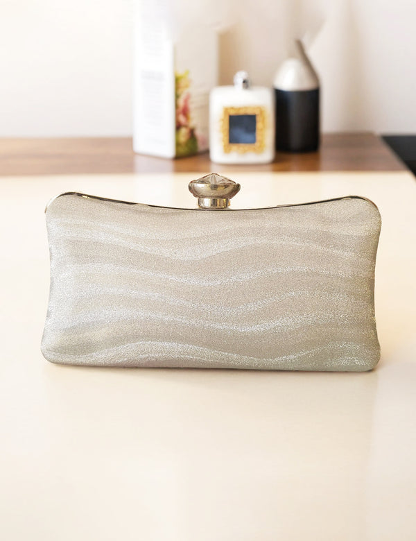 Silver | Fancy Clutch for women