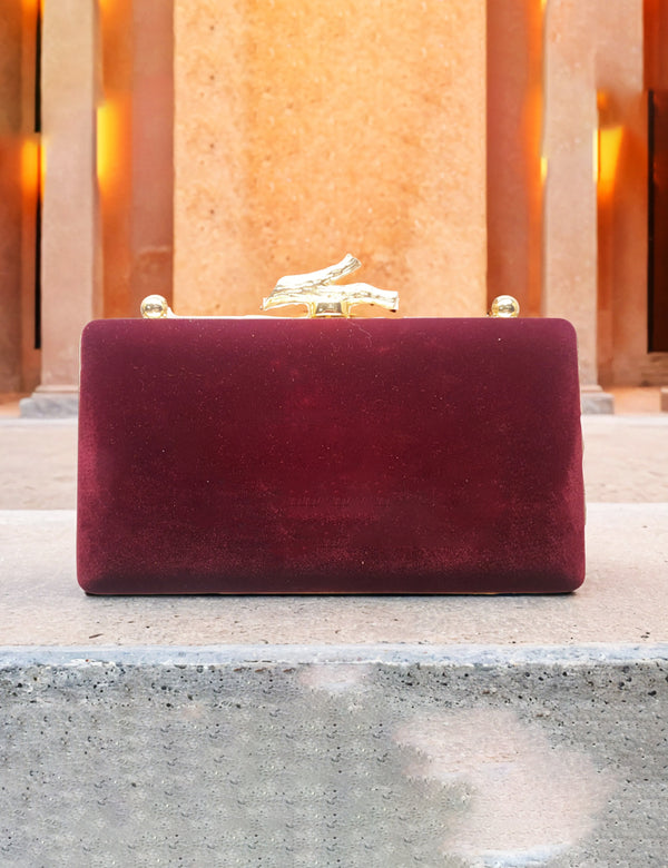 Maroon | Fancy Clutch for women