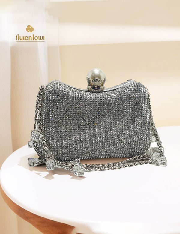 Silver | Fancy Clutch for women