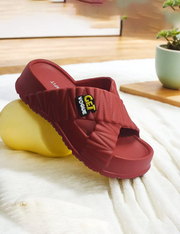 Red | Soft Slippers for women