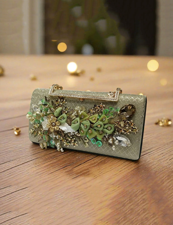 Pistahio Green | Fancy Clutch for women