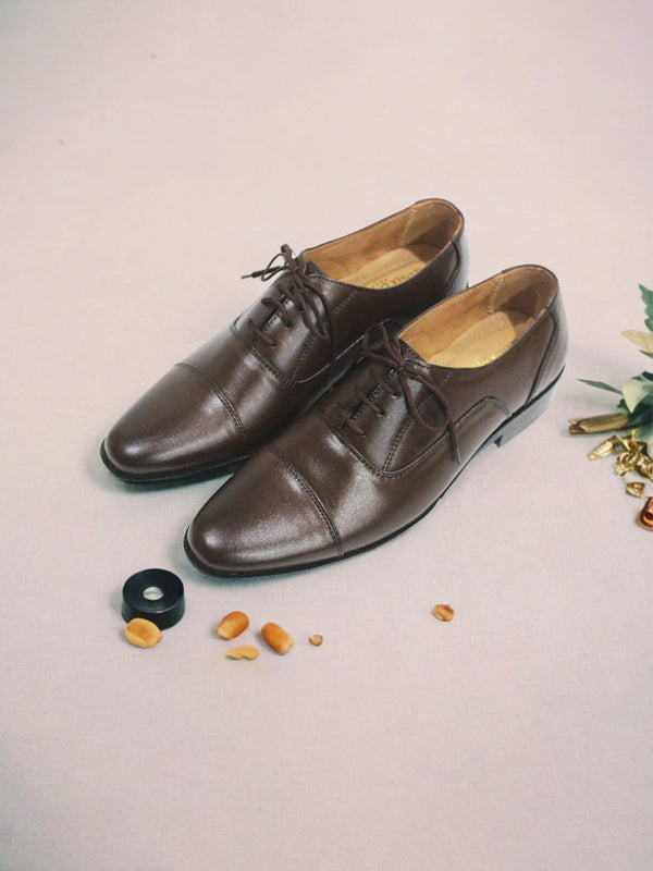 Brown | Leather Formal Moccasin for Men