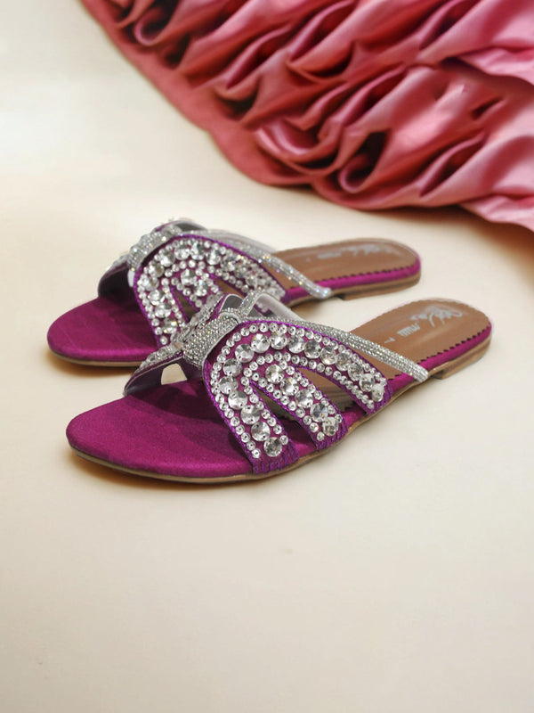 Purple | Fancy Slippers for Women