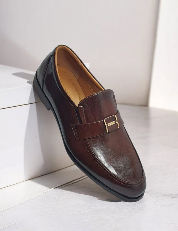 Brown Leather Formal Shoes