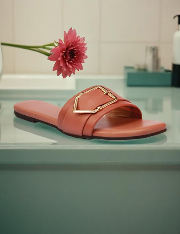 Pink Stylish Summer Slippers