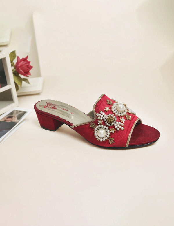 Red | Slippers for women