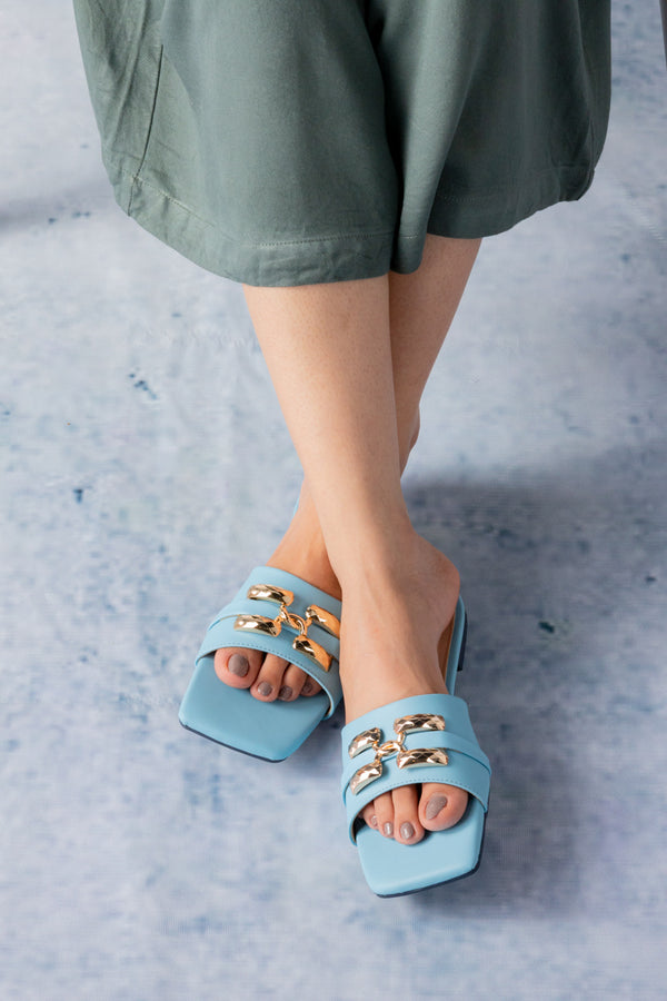 Women SKY BLUE flats