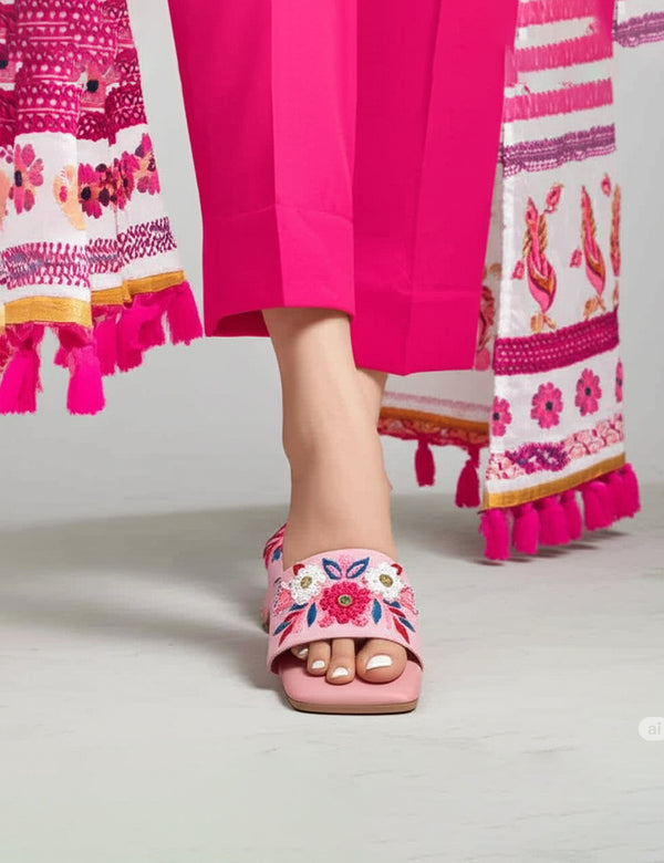Pink Casual Slipper