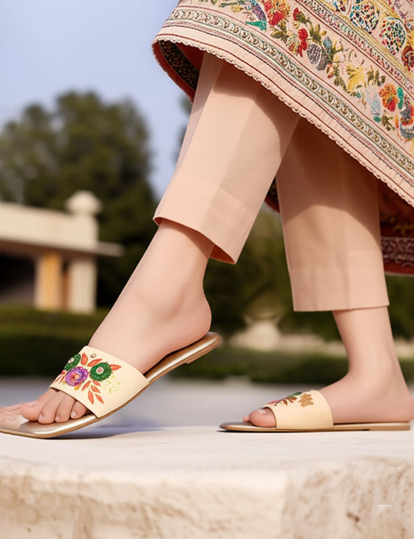 Golden Casul Slipper