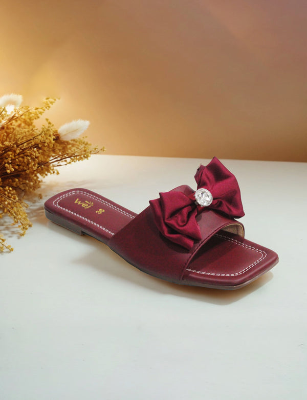 Maroon | Slippers for women