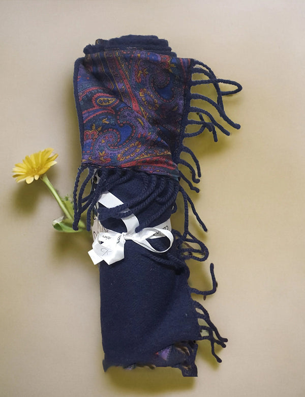 Blue | Soft & Cozy Woolen Scarf