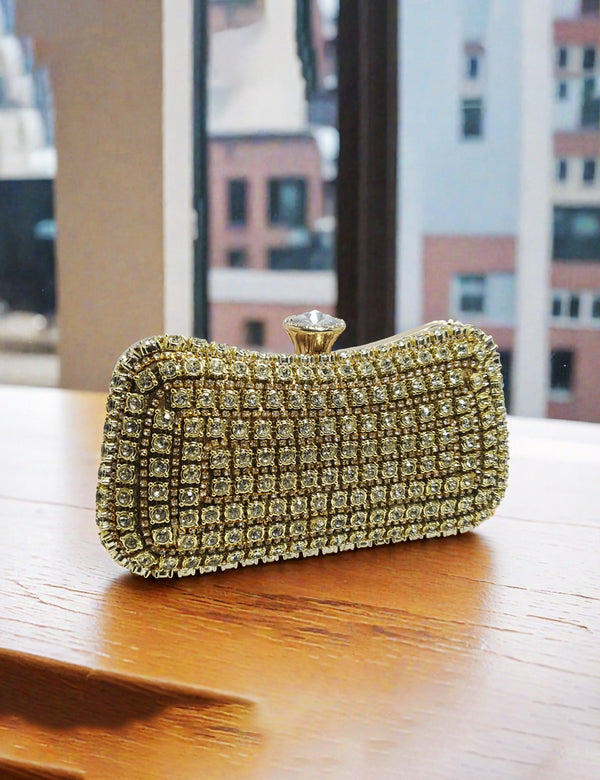 Golden Fancy Clutch