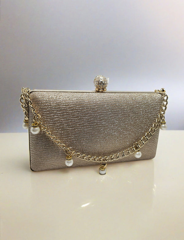 Golden Fancy Clutch