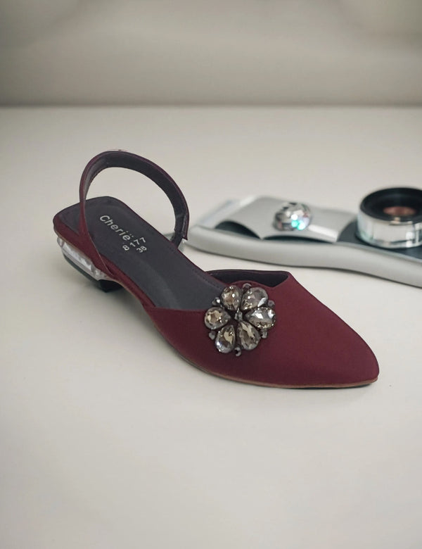 Maroon | Women Fancy Shoes