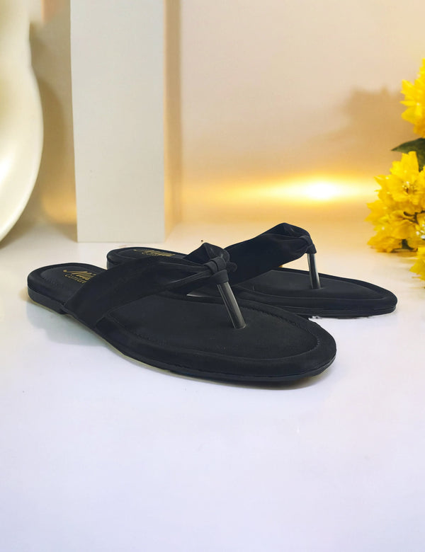 Black | Fancy Slippers for women