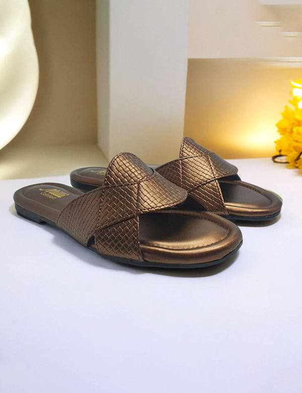 Brown | Fancy Slippers for women