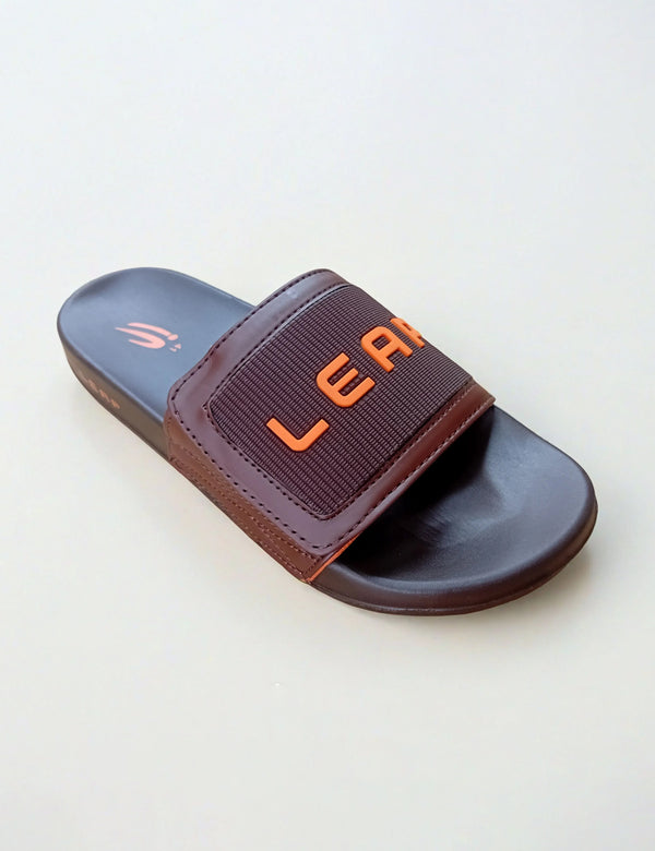 Brown washable soft slipper
