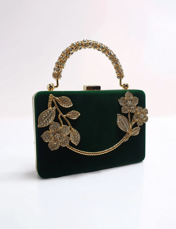 Green | Fancy Clutch for women