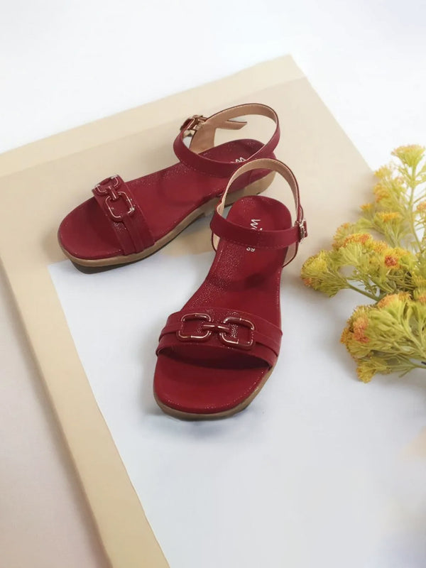 Maroon Sandal for women