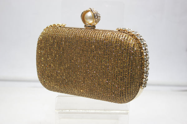 golden Fancy Clutch for women