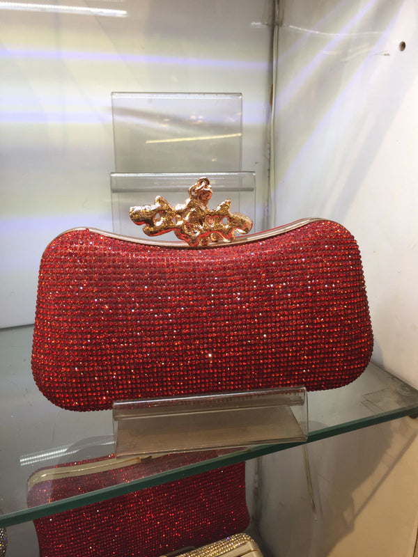 red Fancy Clutch for women